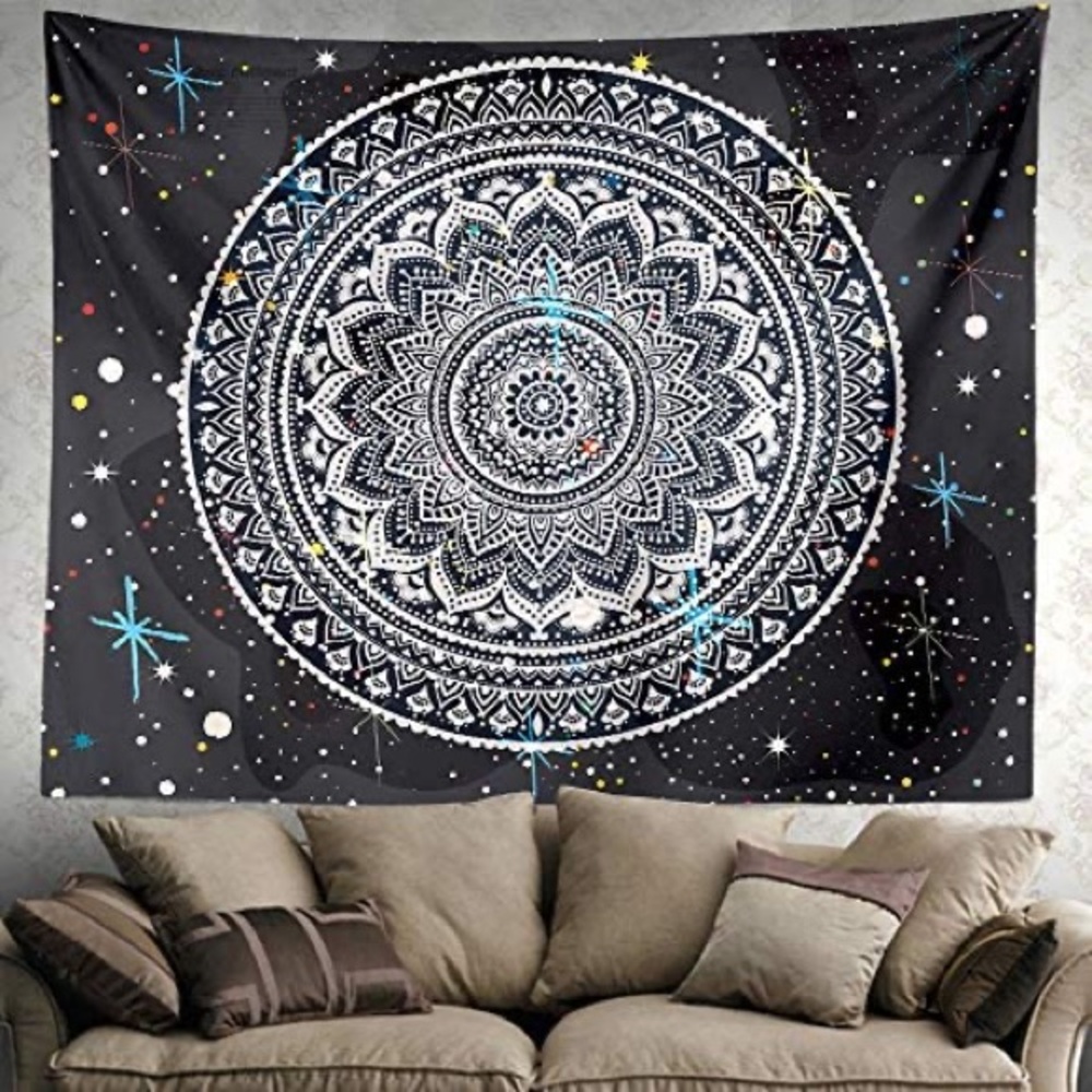 Mandala Star Tapestry